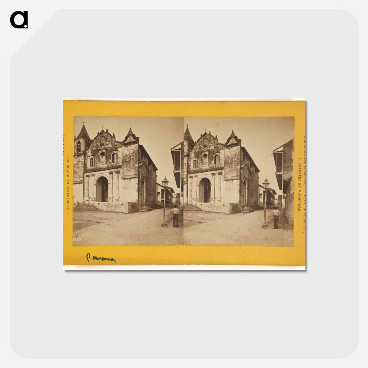 アートポストカード-Church of San Felipe, Panama
 - エドワード マイブリッジ Postcard.