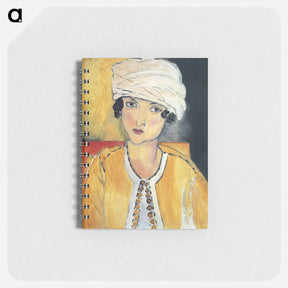 アートメモ帳-Lorette with Turban and Yellow Vest - アンリ マティス Memo.