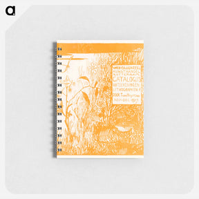 アートメモ帳-Catalogusomslag met pad en libelle - テオ ヴァン ホイテマ Memo.