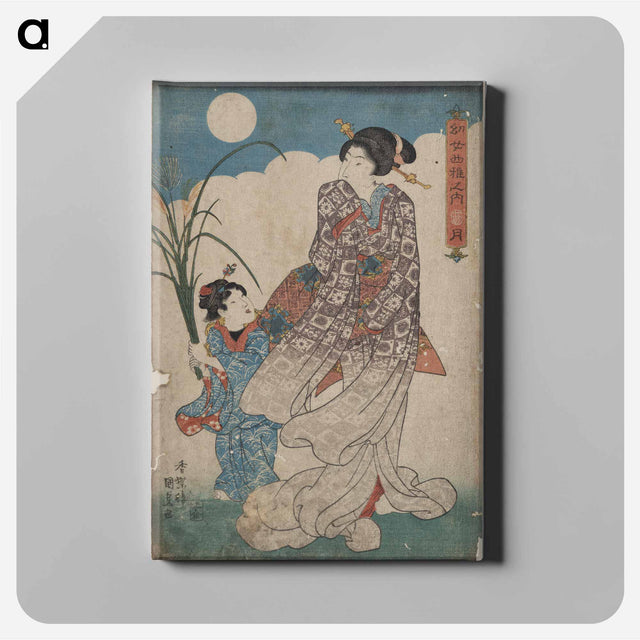 アートパネル-Tsuki
 - 歌川 国貞 Canvas.