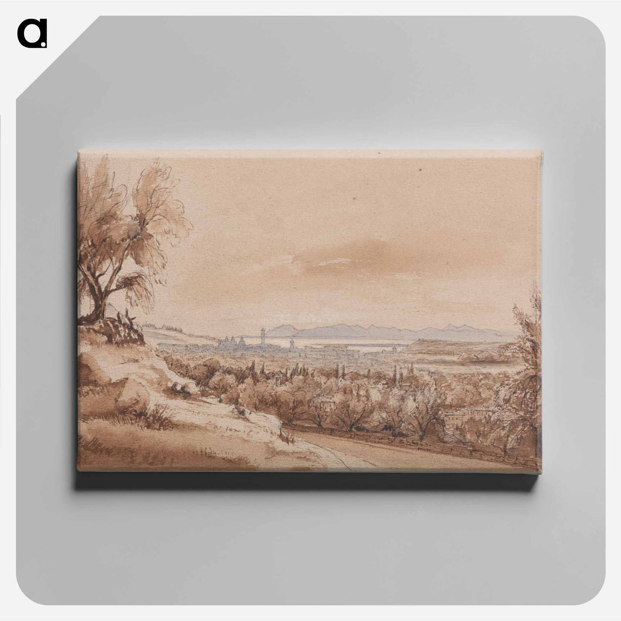 アートパネル-Nice from the Genoa Road
 - イェール大学アートギャラリー Canvas.