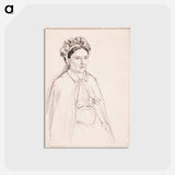 アートポストカード-(unknown) part of a sketchbook - アルバート エーデルフェルト Postcard.