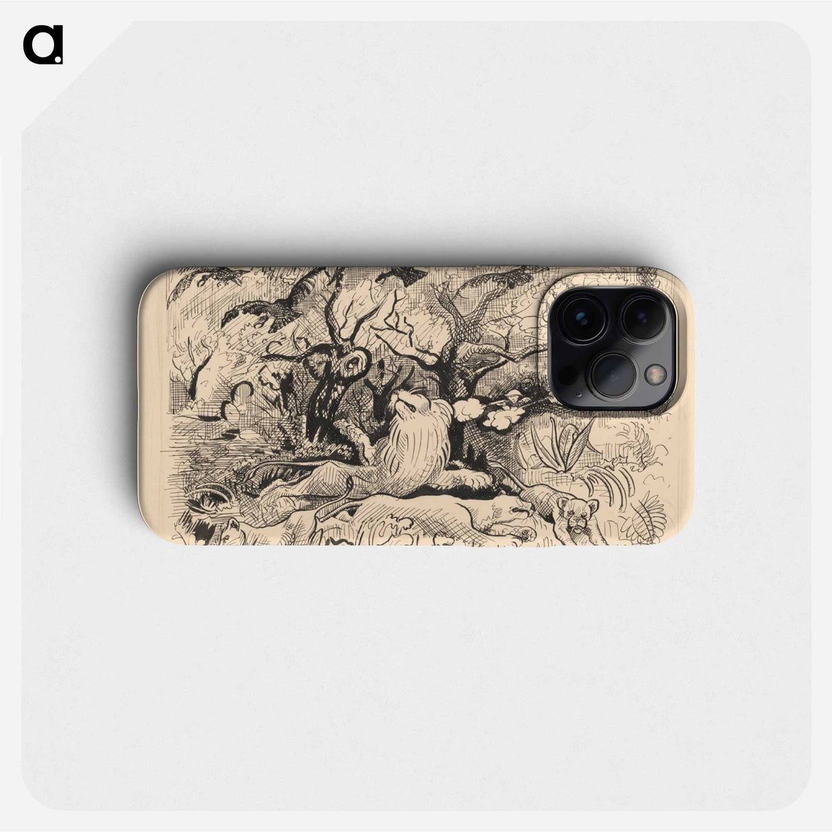 Stories in wilderness - 2 - アーノルド ピーター ワイズ クビンチャン Phone Case.