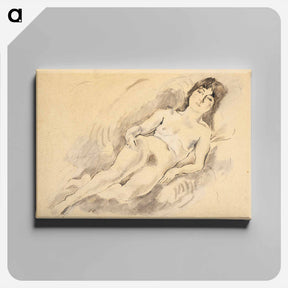 アートパネル-Reclining Nude
 - バーンズ・コレクション Canvas.