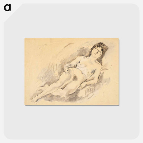 アートポストカード-Reclining Nude
 - バーンズ・コレクション Postcard.