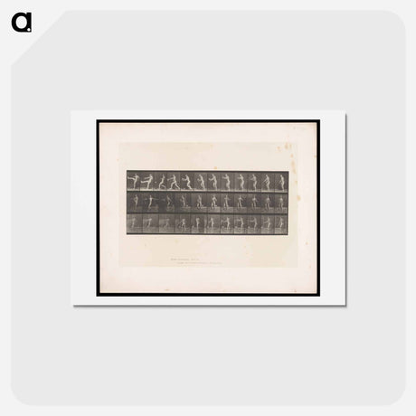 アートポストカード-Rugby Motion
 - エドワード マイブリッジ Postcard.