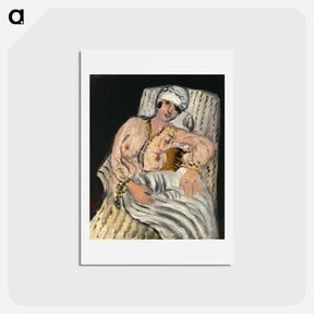 アートポストカード-Odalisque - アンリ マティス Postcard.