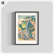 アートポスター-Hokusai's Sō̄shū ōyama rōben no taki - 葛飾 北斎 Poster.