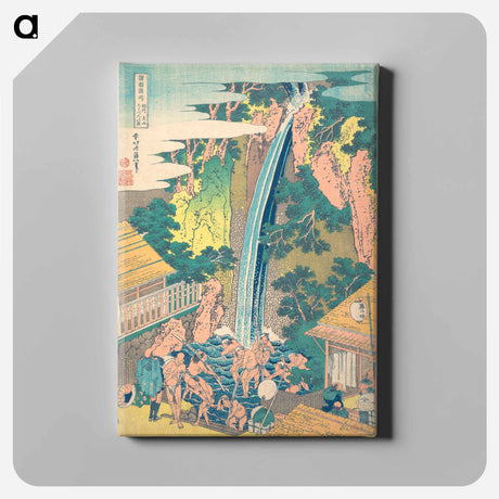 アートパネル-Hokusai's Sō̄shū ōyama rōben no taki - 葛飾 北斎 Canvas.