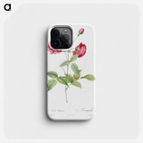 China Rose - Pierre Joseph Redouté Phone Case.