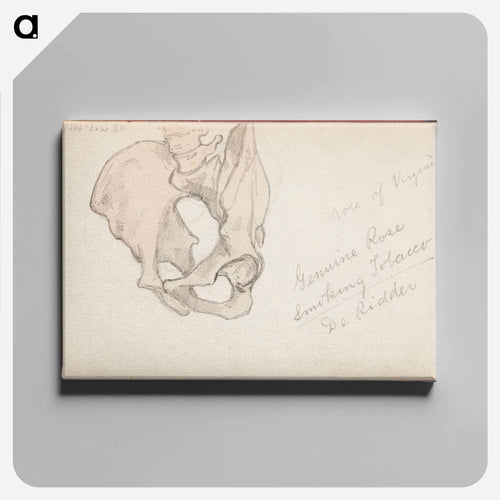 (unknown) part of a sketchbook - Albert Edelfelt Canvas.