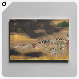 アートパネル-People Fleeing from a Fire
 - クリーブランド美術館 Canvas.