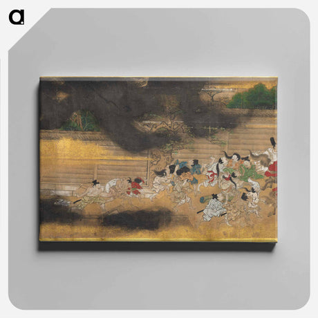アートパネル-People Fleeing from a Fire
 - クリーブランド美術館 Canvas.
