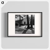 Churchyard on annual cleaning up day, Wheeley's Church, Person County, North Carolina - Dorothea Lange Poster.