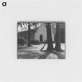アートメモ帳-Churchyard on annual cleaning up day, Wheeley's Church, Person County, North Carolina - ドロテア ラング Memo.