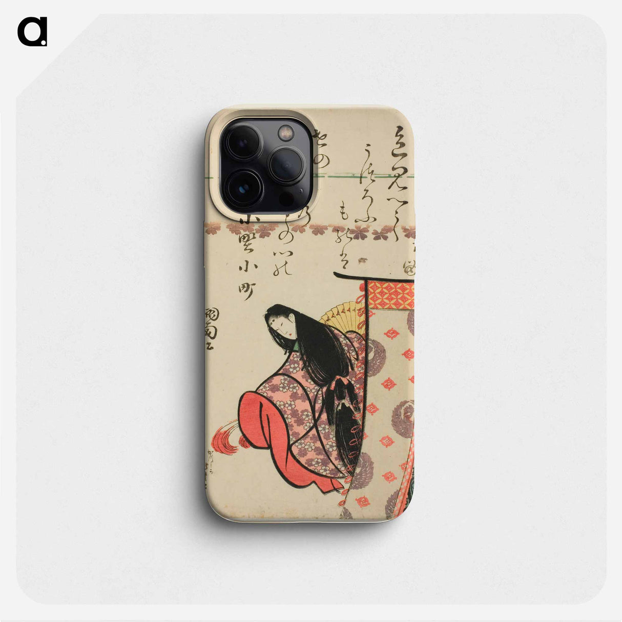 The Poetess Ono no Komachi - 葛飾 北斎 Phone Case.