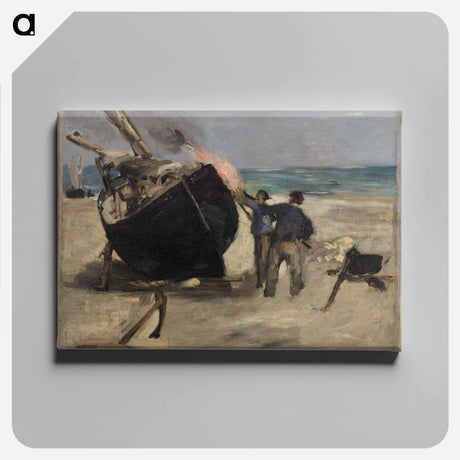 アートパネル-Tarring the Boat
 - バーンズ・コレクション Canvas.