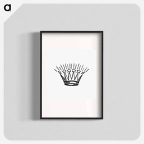 アートポスター-Crown Engraving From Feda, With Other Poems, Chiefly Lyrical
 - 大英図書館 Poster.