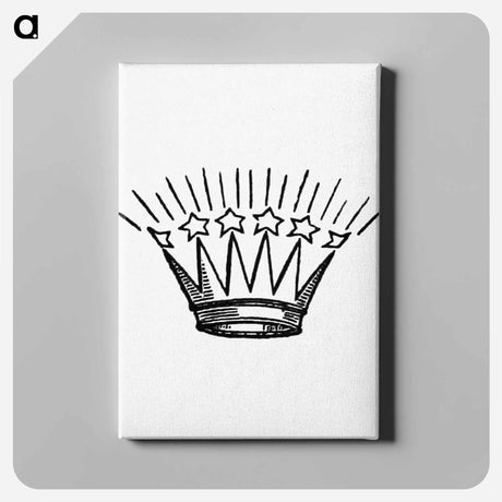 アートパネル-Crown Engraving From Feda, With Other Poems, Chiefly Lyrical
 - 大英図書館 Canvas.
