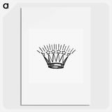 アートポスター-Crown Engraving From Feda, With Other Poems, Chiefly Lyrical
 - 大英図書館 Poster.