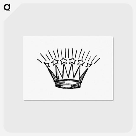 アートポストカード-Crown Engraving From Feda, With Other Poems, Chiefly Lyrical
 - 大英図書館 Postcard.