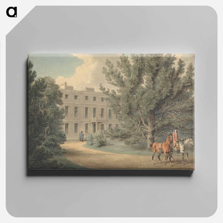 アートパネル-Rider Leading a Second Horse, Leaving the Grounds of a Country House
 - イェール大学アートギャラリー Canvas.