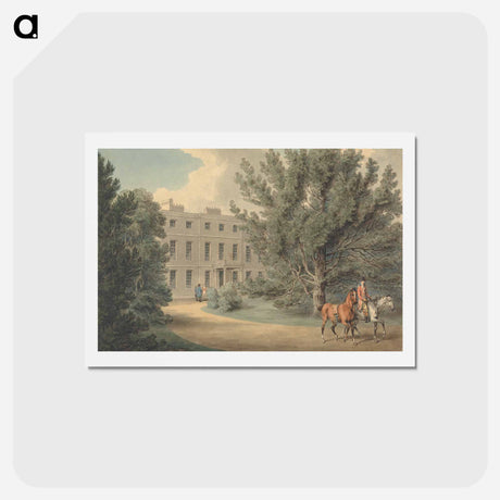 アートポストカード-Rider Leading a Second Horse, Leaving the Grounds of a Country House
 - イェール大学アートギャラリー Postcard.