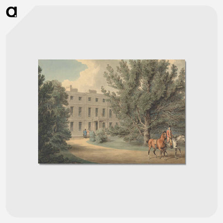 アートポストカード-Rider Leading a Second Horse, Leaving the Grounds of a Country House
 - イェール大学アートギャラリー Postcard.