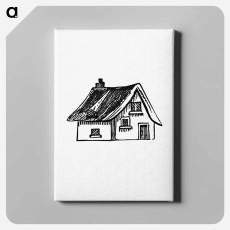 アートパネル-Victorian House Engraving
 - 大英図書館 Canvas.