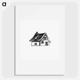 アートポスター-Victorian House Engraving
 - 大英図書館 Poster.