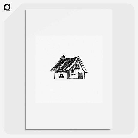 アートポスター-Victorian House Engraving
 - 大英図書館 Poster.