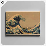 The Great Wave off Kanagawa - Katsushika Hokusai Canvas.