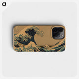 The Great Wave off Kanagawa - 葛飾 北斎 Phone Case.