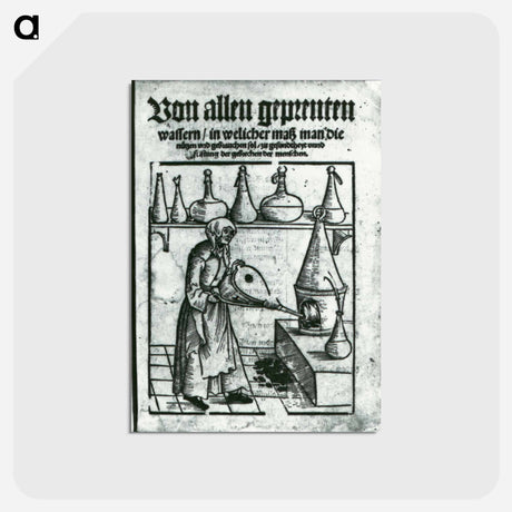 アートポストカード-Woman with Bellows
 - 国立医学図書館 Postcard.