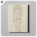 Sketchbook 22 sitting woman - アーノルド ピーター ワイズ クビンチャン Canvas.