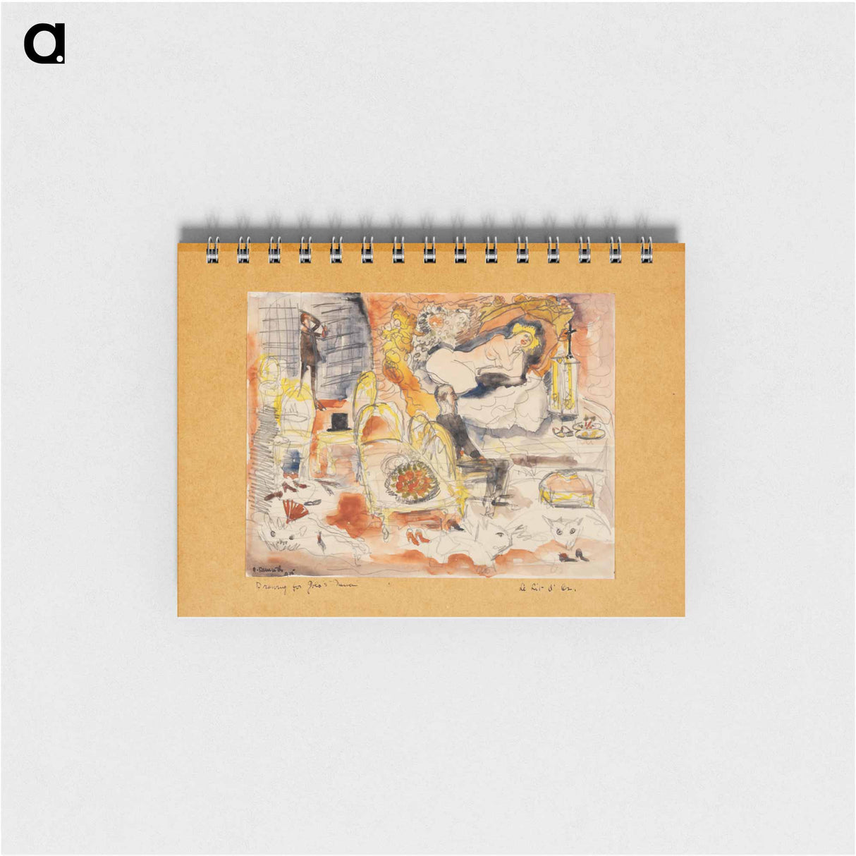 アートメモ帳-Count Muffat Discovers Nana with the Marquis de Chouard
 - バーンズ・コレクション Memo.