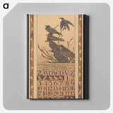 Kalenderblad voor februari 1907 met spreeuwen - テオ ヴァン ホイテマ Canvas.