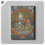 アートパネル-Figures at Table
 - 歌川 国貞 Canvas.