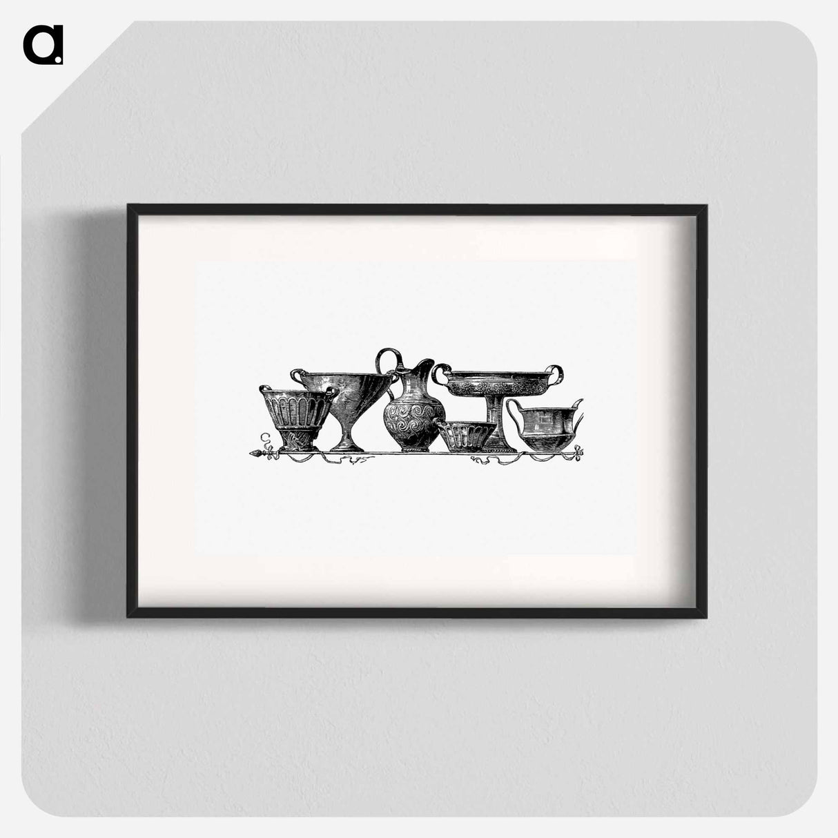 アートポスター-Traditional Potteries from Nimrod In The North
 - 大英図書館 Poster.