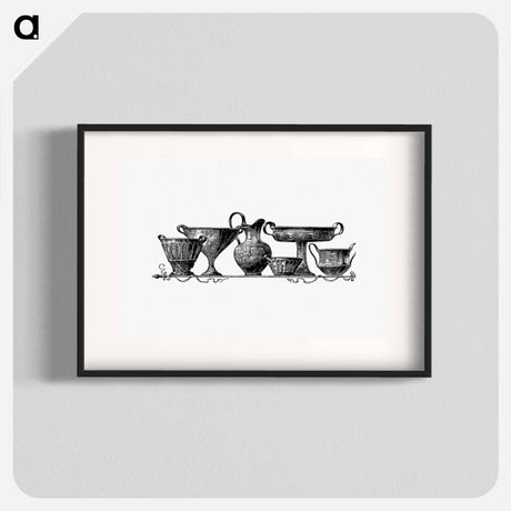 アートポスター-Traditional Potteries from Nimrod In The North
 - 大英図書館 Poster.