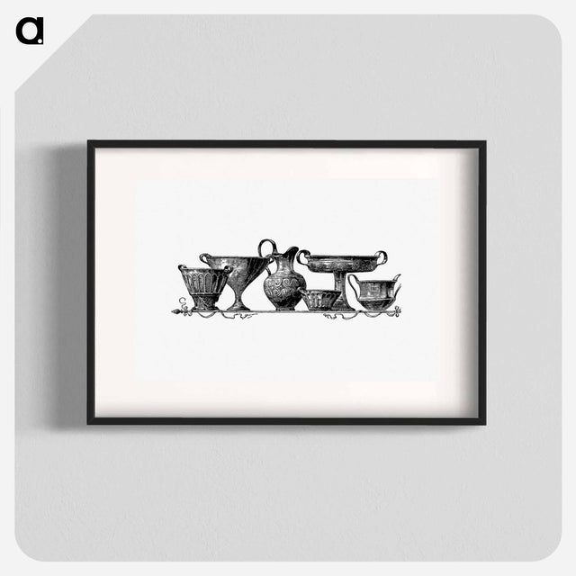 アートポスター-Traditional Potteries from Nimrod In The North
 - 大英図書館 Poster.