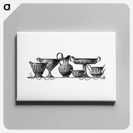 アートパネル-Traditional Potteries from Nimrod In The North
 - 大英図書館 Canvas.