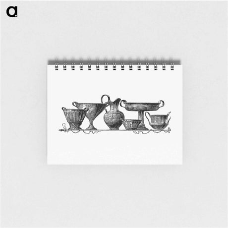 アートメモ帳-Traditional Potteries from Nimrod In The North
 - 大英図書館 Memo.