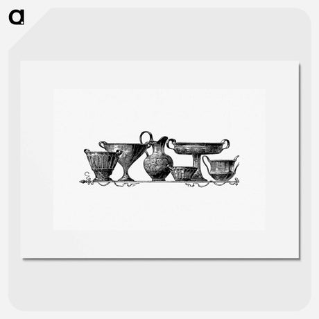 アートポスター-Traditional Potteries from Nimrod In The North
 - 大英図書館 Poster.