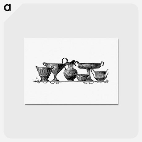 アートポストカード-Traditional Potteries from Nimrod In The North
 - 大英図書館 Postcard.