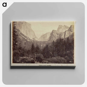 アートパネル-Yo-Sem-i-te Valley, California
 - エドワード マイブリッジ Canvas.