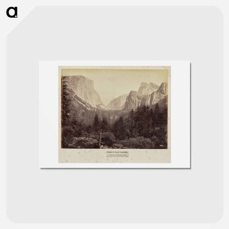 アートポストカード-Yo-Sem-i-te Valley, California
 - エドワード マイブリッジ Postcard.