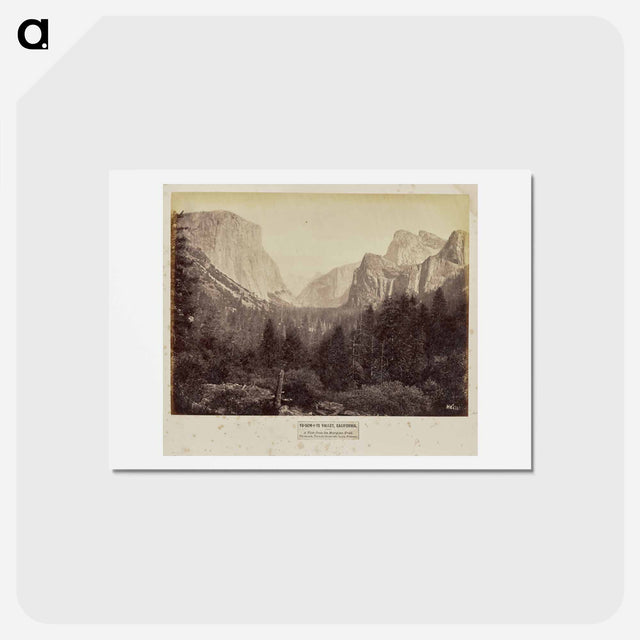 アートポストカード-Yo-Sem-i-te Valley, California
 - エドワード マイブリッジ Postcard.