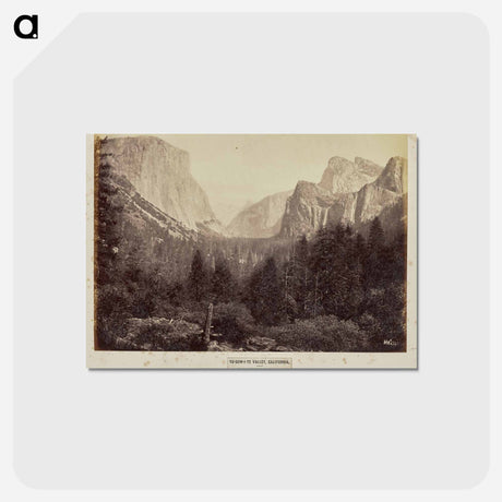 アートポストカード-Yo-Sem-i-te Valley, California
 - エドワード マイブリッジ Postcard.