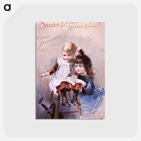 アートポストカード-Shaker Extract of Roots (Seigel's Syrup): cures dyspepsia
 - 国立医学図書館 Postcard.